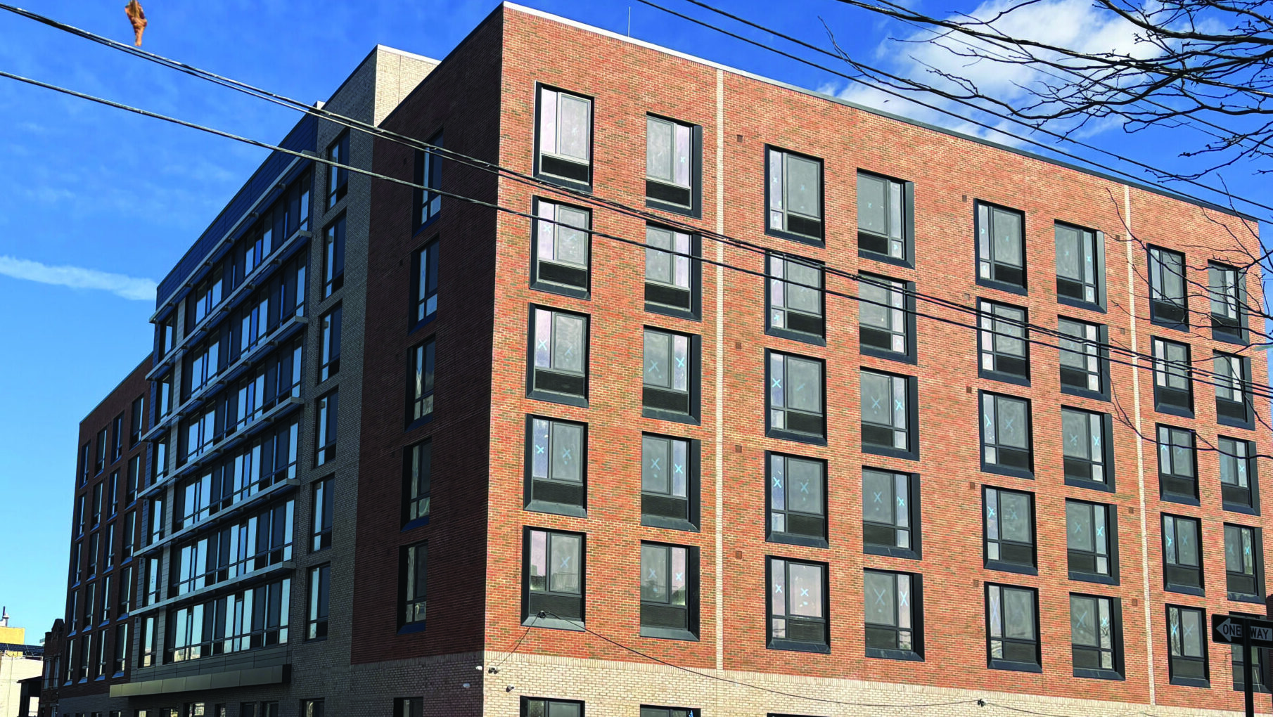 The exterior of a HousingPlus apartment