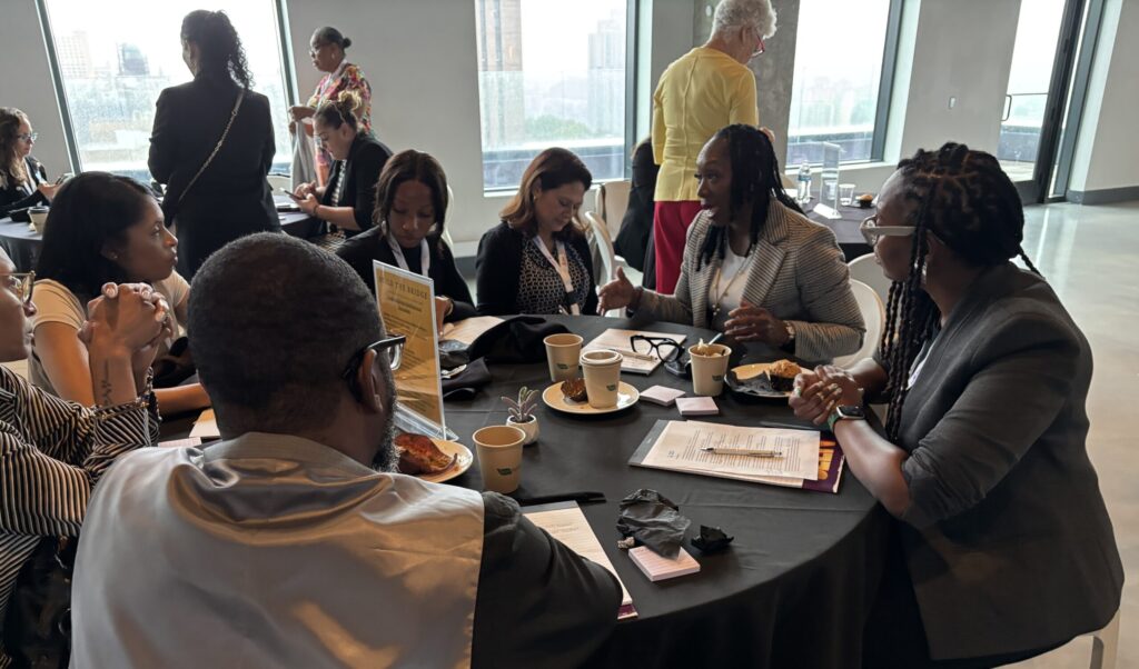 Karen Ford speaks at a roundtable at SEEN II